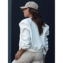 Dámská bunda bomber TY4305 smetanová - FashionStreet