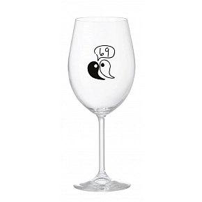 69 - čirá sklenice na víno 350 ml