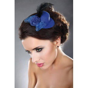Ozdoba do vlasů Mini Top Hat Model 11 Blue - LivCo Corsetti