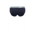 Pánské slipy 3Pack 112132 4R717 tm. modré se zelenou - Emporio Armani