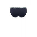Pánské slipy 3Pack 112132 4R717 tm. modré se zelenou - Emporio Armani