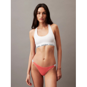 Dámská tanga 000QD5157E TBK korálové - Calvin Klein