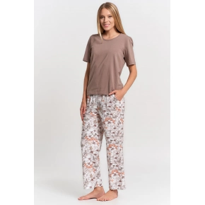 Dámské pyžamo PDD4900-026 béžové - Moraj
