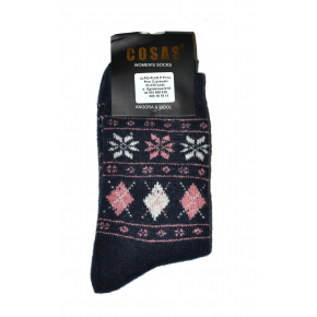 Dámské ponožky Cosas BDP-016 Angora fialové - Ulpio