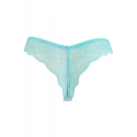 Dámské tanga String V-11028 Tyrkysová - Axami