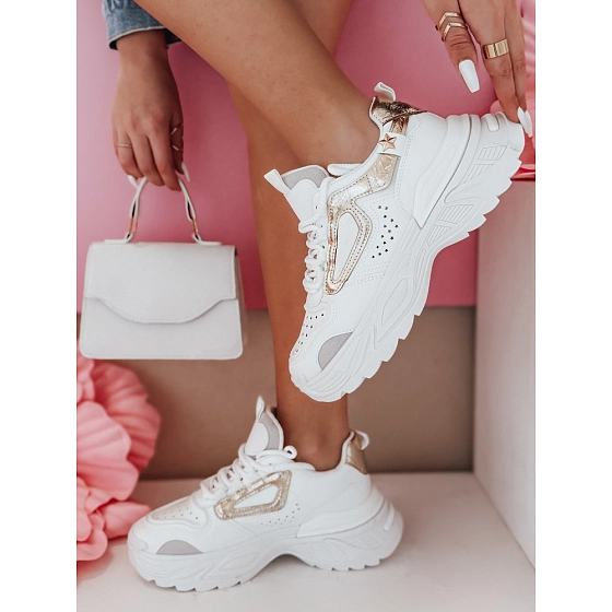 Dámské tenisky BL568 CELESTIC ZY0817 bílo-zlaté - FashionStreet 