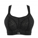 Sportovní podprsenka Non Wired Bra black/latte 7341C - Panache