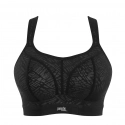 Sportovní podprsenka Non Wired Bra black/latte 7341C - Panache