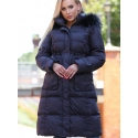 Dámský kabát Coat BLH220027FXR tmavě šedý -. PERSO