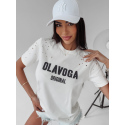 Dámské tričko 277052 ecru - Ola Voga