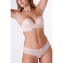 Dámská podprsenka bez ramínek WONDERBRA ULTIMATE LACE STRAPLESS BRA - WONDERBRA