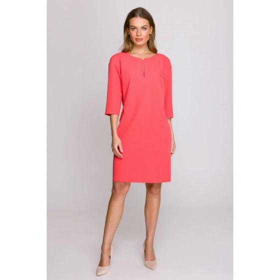 Dámské šaty S394 Korálová - Stylove