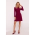 Dámské šaty S419 Bordó - Stylove