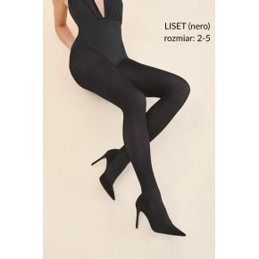Silné punčochové kalhoty Liset černé - Gabriella