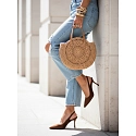 Dámské semišové sandály ZY1385 hnědé- FashionStreet
