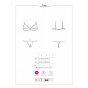 Pikantní set Tulia cupless set - Obsessive
