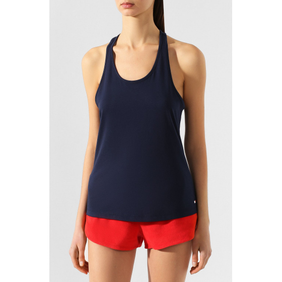 Dámské tílko UW0UW02154-CUN modrá - Tommy Hilfiger