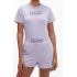 Dámský kraťasový set - QS6804E 10B- fialová - Calvin Klein