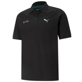Pánské polo tričko Mercedes F1 M 599614-01 černé - Puma