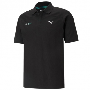 Pánské polo tričko Mercedes F1 M 599614-01 černé - Puma