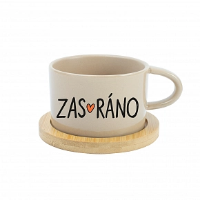 ZAS_RÁNO - krémový hrníček makronka 200 ml