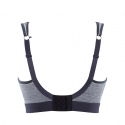 Sportovní podprsenka 7341B  Non Wired Bra charcoal marl šedá - Panache