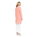 Dlouhé sako S071 lososové - Stylove