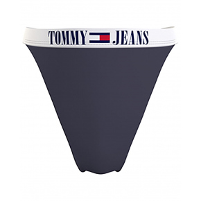 Dámské kalhotky Jeans UW0UW04087 C87 modré - Tommy Hilfiger