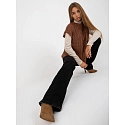 Dámská vesta D90027W90785B2 hnědá - FPrice