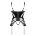 Dámský erotický korzet Leonela corset Černá - BEAUTY NIGHT FASHION