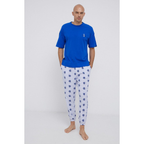 Pánské pyžamo NM1787E - WI2 - Mořská - Calvin Klein