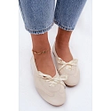 Sportovní baleríny Peonie 8531 smetanové - Sweet Shoes