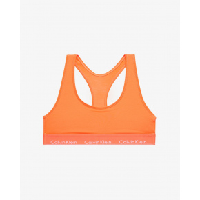 Sportovní podprsenka QF1659E-6TQ oranžová - Calvin Klein