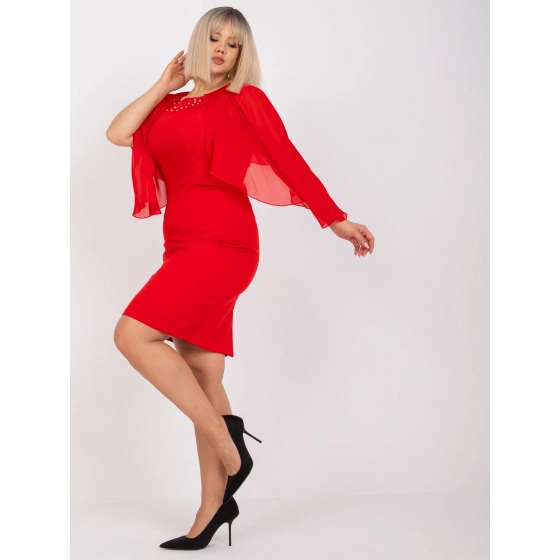 Dámské šaty NU SK 1335.40P červená - FPrice