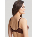 Dámská podprsenka Tango 3251B Tmavě hnědá Nutmeg vzor - Panache