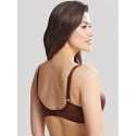 Dámská podprsenka Tango 3251B Tmavě hnědá Nutmeg vzor - Panache