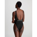 Dámské jednodílné plavky KW0KW02357 BEH černé - Calvin Klein