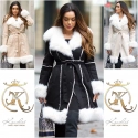 Zimní kabát z umělé kožešiny 6805 Musthave - InStylefashion