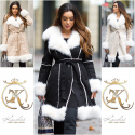 Zimní kabát z umělé kožešiny 6805 Musthave - InStylefashion