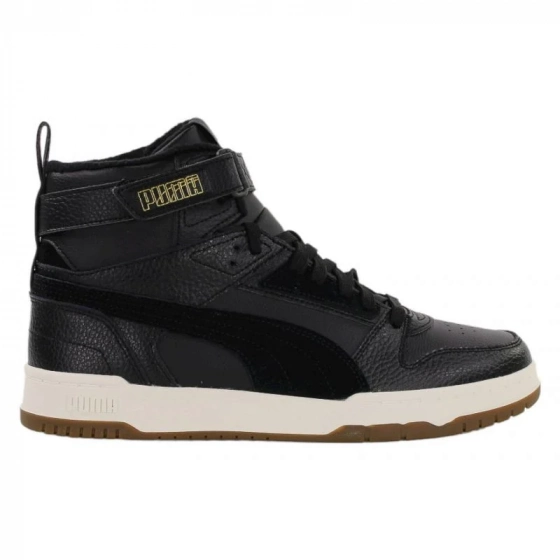 Pánské junior kotníkové boty Rbd Game Wtr W 387604 02 Černá s bílou - Puma