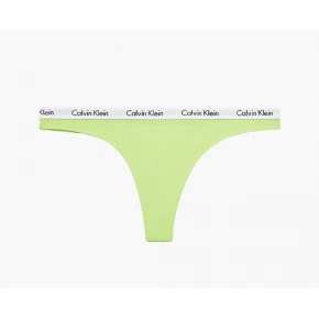 Dámská tanga D1617E LT3 žlutá - Calvin Klein