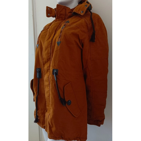 Pánská zimní bunda Z-6682 hořčicová - Rosso