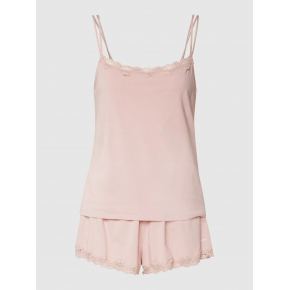 Dámské pyžamo - QS6820E TQO - starorůžová - Calvin Klein