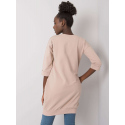 Dámská dlouhá mikina RV BL-6941.39P Béžová - Fashion Relevance