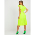 Dámské šaty DHJ SK 1155.85 Neon žlutá - FPrice