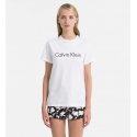Dámské tričko QS6105E - 100 bílá - Calvin Klein