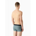 Pánské boxerky 111389 3F504 26642 zelenomodré - Emporio Armani