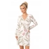 Dámská noční košile Michelle II Ecru vzor - Donna
