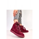 Sportovní zimní obuv C2077 bordó -Solea