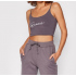 Dámský crop top O1BA10KASI1 - G9A6 - Šedofialová - Guess